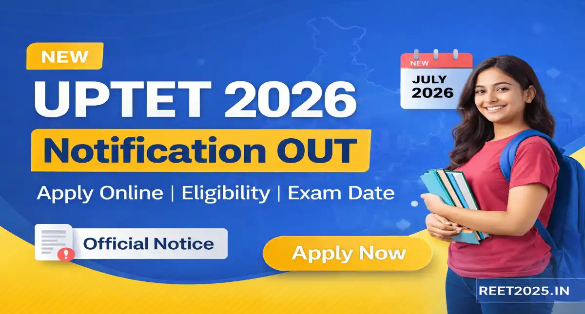 UPTET Notification 2026