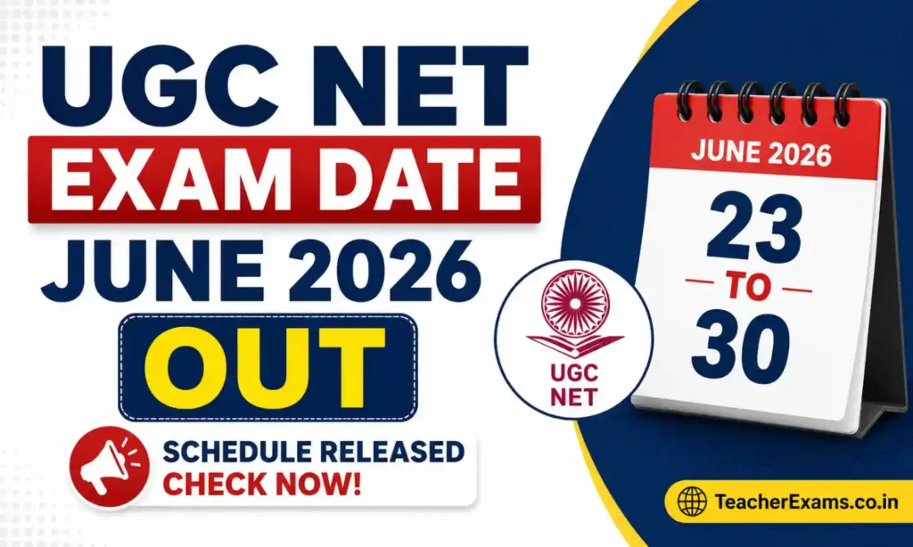 UGC NET Exam Date June 2026